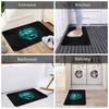 Dark Forest Deer Doormat Anti-Slip Kitchen Bath Mat Toilet Floor Door Entrance Carpet Rug