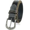 [Fine Plus] EDWIN Belt 0111229 35mm 115cm Made In Japan Cowhide Leather Perforated Stitch