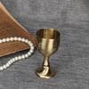 Flower Embossed Vintage Wine Cup Metal Chalice Cup Goblets & Chalices Communion Cups  Church Use