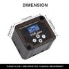 12V 140A Adjustable Dual Battery Isolator Split Charge Dual Battery Smart Isolator LCD Display Voltage Setting For Camper Car RV