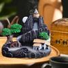 Backflow Incense Burner Resin Incense Waterfall Burner Indoor Smoke Incense Holder Cones Aromatherapy For Bedroom Home Decor