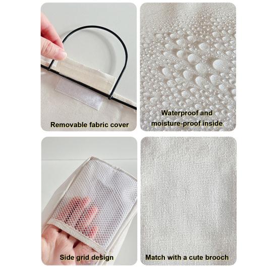 Hängeaufbewahrungstasche Große Kapazität Mehrere Fächer Kleiderschrank Schreibtisch Stofftasche Zeitschriftenbuch Organizer