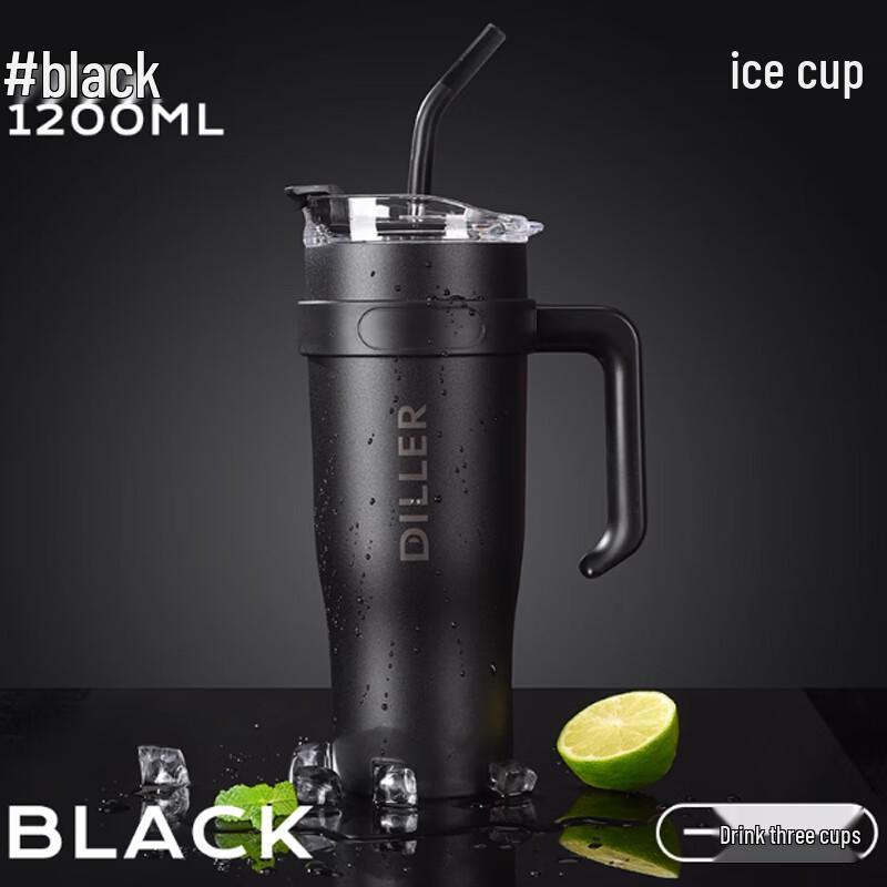 Diller Large Insulated Tumbler with Straw