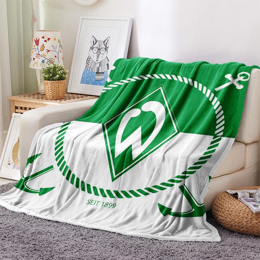 SV Werder Bremen Flanelldecke, Hohe Qualität, Bequem für alle Jahreszeiten, Heimdekoration, Wärme und Komfort