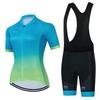 Womens Breathable Cycling Jersey Set Short Sleeve Mountain Road Bike Apparel Slim Fit