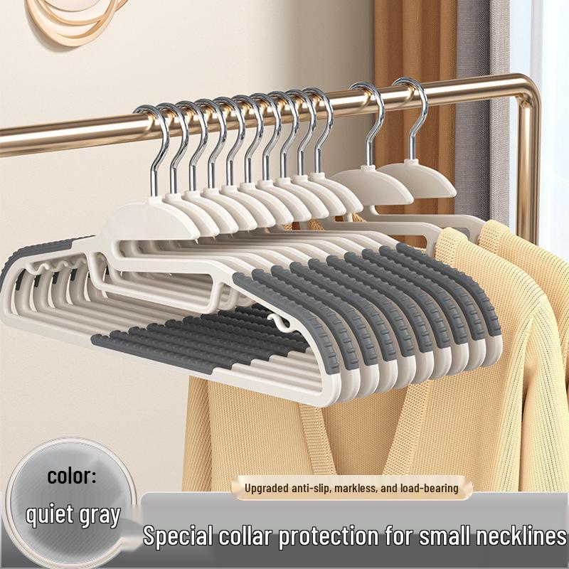 Non-slip Thickened Traceless Hangers - Shoulder Protection for Organizing Clothing at Home or Dorms