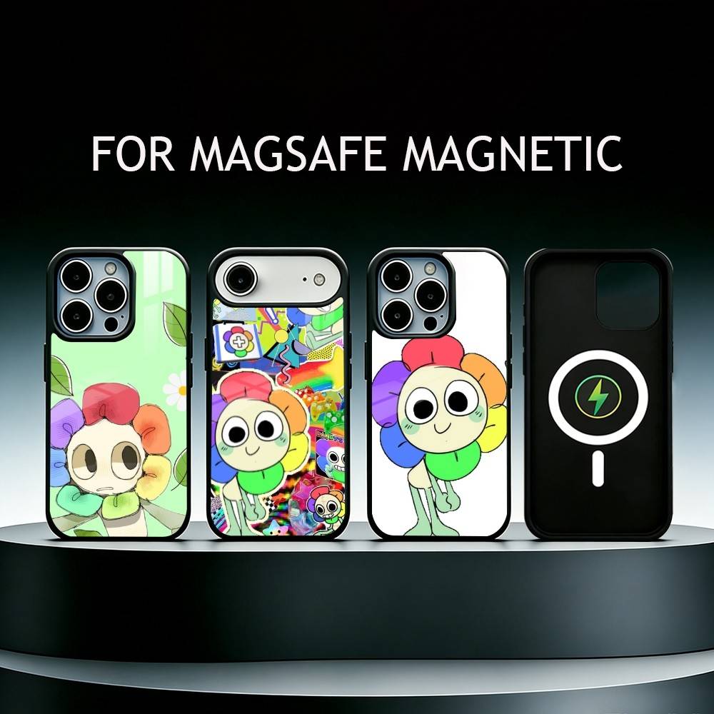 D-Dandy World Phone Case For iPhone17,16,15,14,13,12,11 Plus,Pro Max Magnetic For Magsafe Wireless Charging