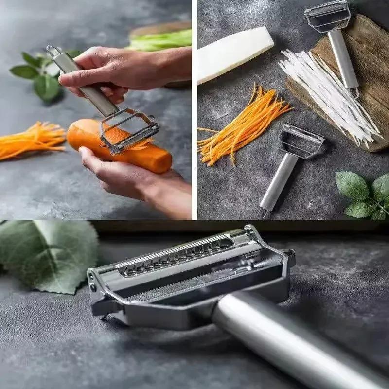 2024 Luxury Perfection Fruit Vegetable Peeler Stainless Steel Kitchen Peeler for Flawless Peeling Household Kitchen Essential Tool for Fruit