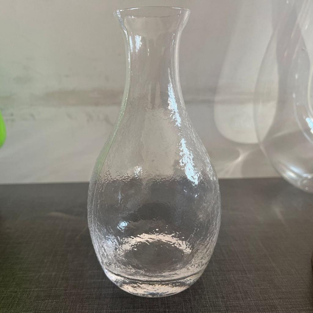 Japanese Retro Sake Set Hand Painted Plum Blossom Glass Sake Bottle Cups Warmer