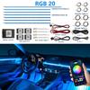 APP-Controlled RGB LED Interior Ambient Lights for 2022-2025 GMC Yukon