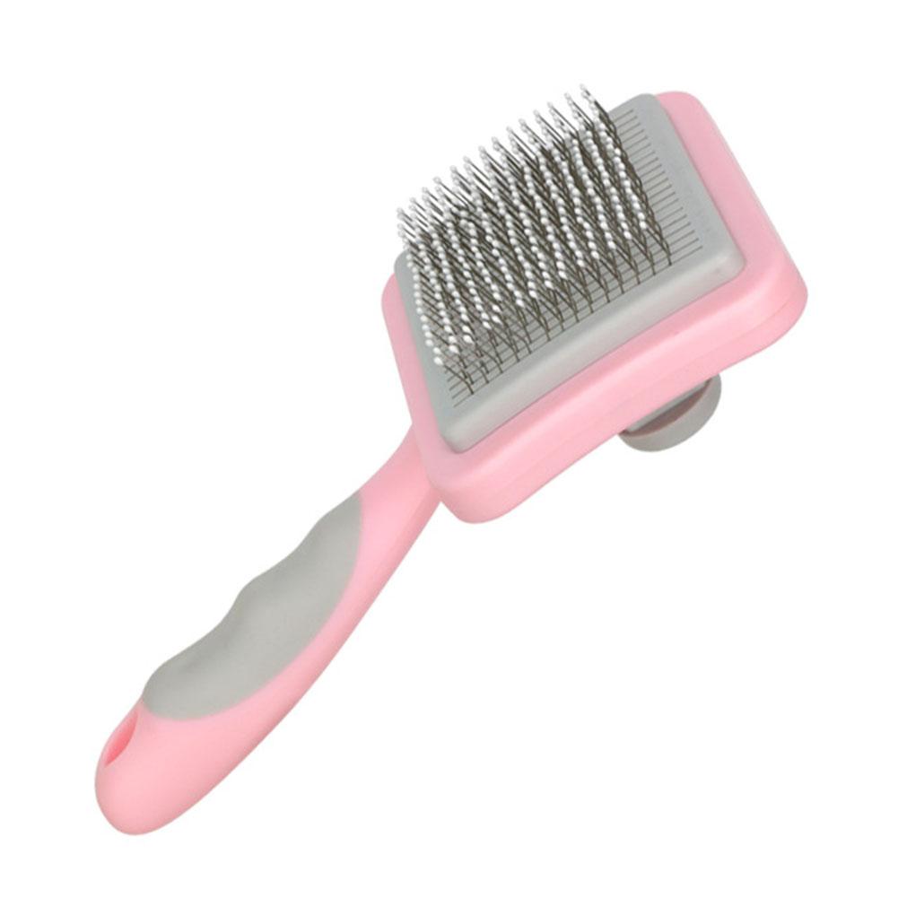Cheap Pet Needle Comb Steel Pet Loose Hair Remover Brush Auto Epilation