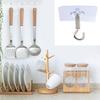 Adhesive Hooks Wall Ceiling Hook No-Drill Cabinet Hook Hanging Small Plant Towel
