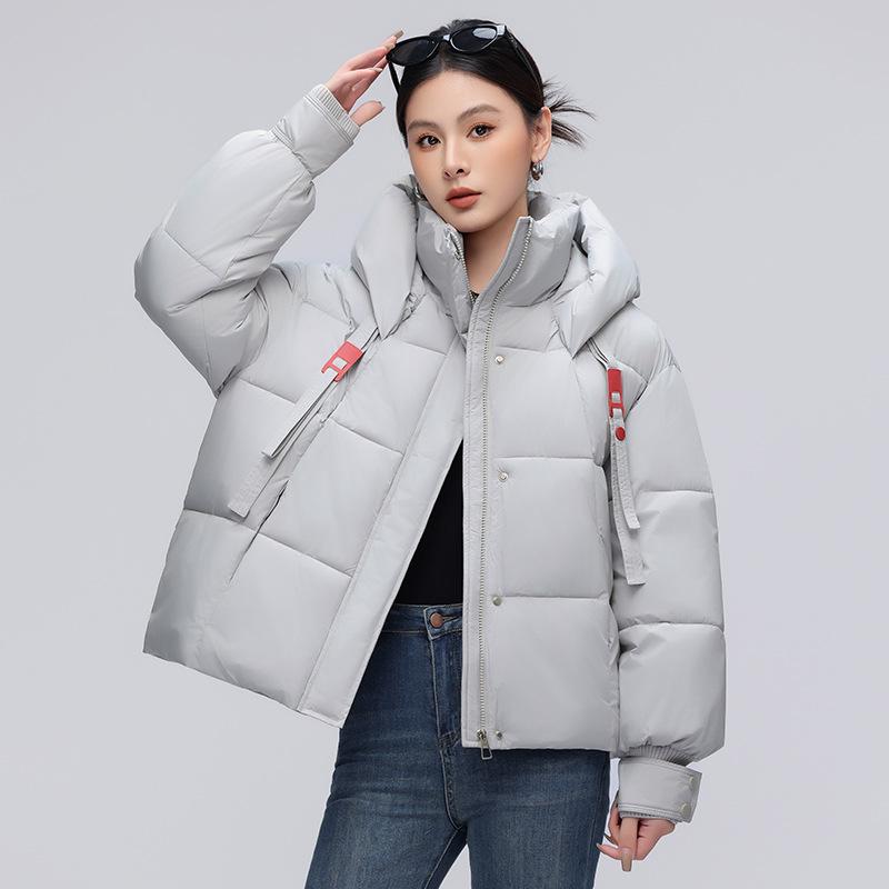 Down cotton clothes women's fashion cotton clothes winter new bread clothes small loose short warm jacket women