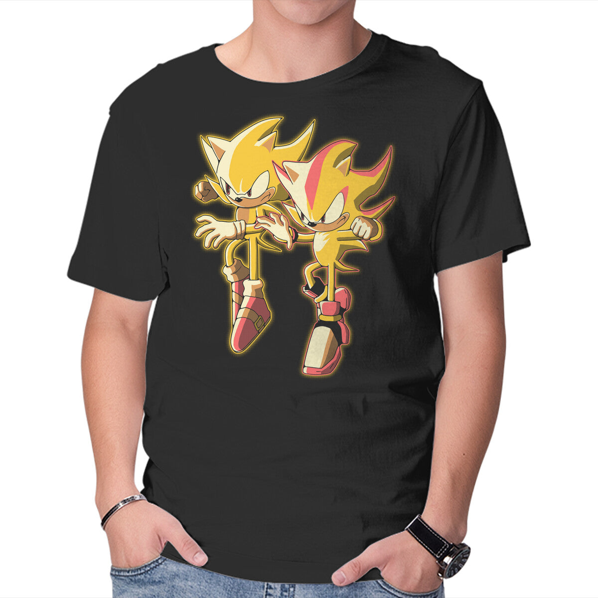 Unisex Crew Neck T-Shirt Peak Fiction Graphic Short Sleeve Casual Tee L