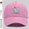Watercolor Flowers Cat Baseball Cap Men Women Adjustable Snapback Trucker Hat Casual Sport Breathable Hip-hop Sunshade Hat