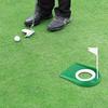 Golf Putting Trainer with Flag Indoor Golf Practice Putting Cup Hole Portable Putter Training Aid for Home Office Golfers 5