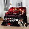 Ronaldo's Juventus Glory Blanket Soft & Cozy Great for Couch Office Sofa Four Seasons Multipurpose Warmthful Decor