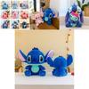 Entzückendes blaues Stitch Plüsch-Enten-Spielzeug, weiches Kuscheltier-Kissen für Kinder