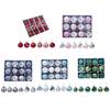12-piece Christmas Tree Decorations 6cm Decorative Decorative Baubles Hanging Ornaments Hanging 2026 New Ornaments Christma H3D0