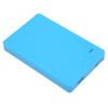 2.5in Hard Drive Enclosure USB3.0 Plug and Play Mobile HDD Enclosure External HDD Case Adapter for Windows for OS Blue