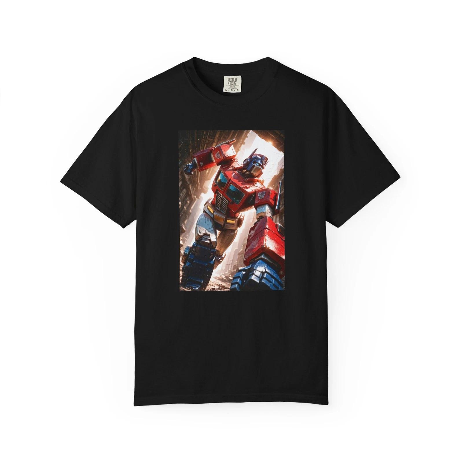 Optimus Prime Transformers G1 Robot Anime Shirt Size Small-4X-Large M