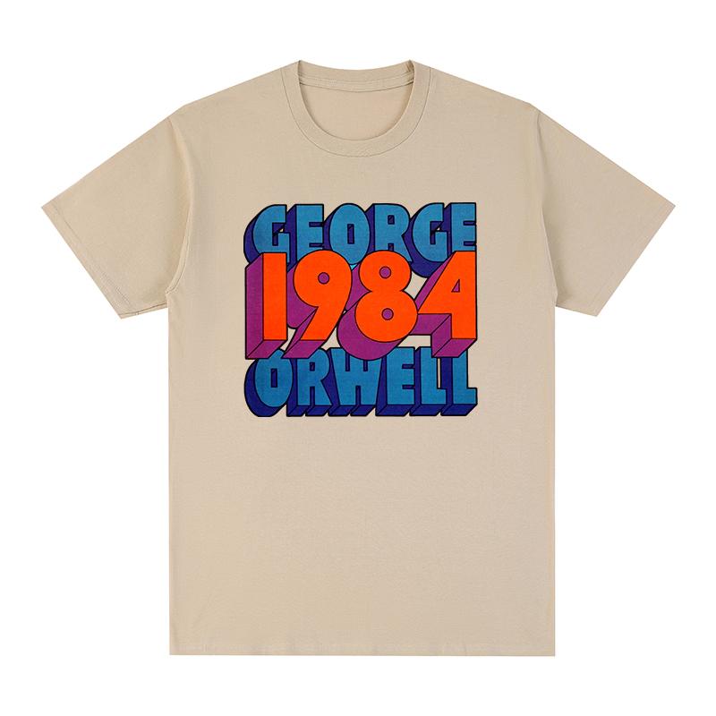 Koszulka George Orwell 1984 Wielki Brat Koszulka Popularny Hip Hop Raper Bawełna Męska Nowa TEE KOSZULKA Damskie Top