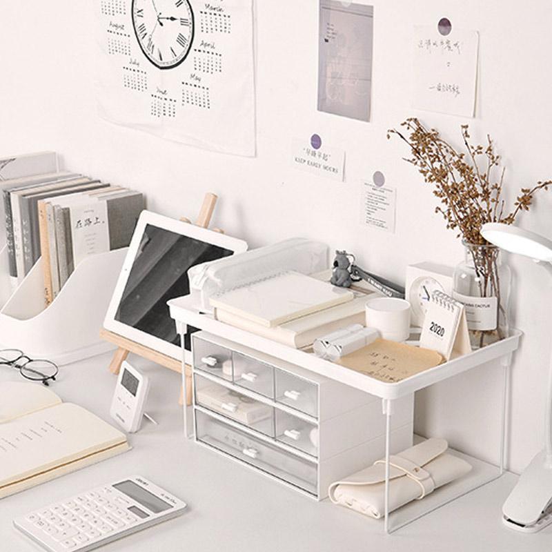 1pc Folding Shelf Storage Rack Kitchen Bathroom Folding Cabinet Storage Rack Desktop  Kitchen Novelty Accessories Item Organizer