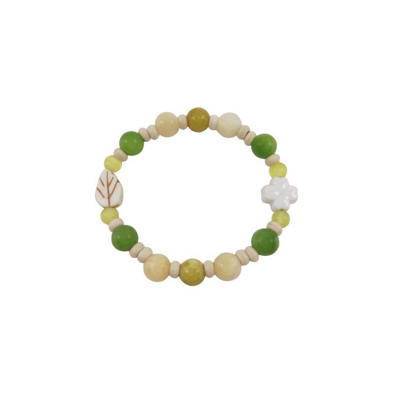 Macaron Color Series Little Elephant Ceramic Bracelet - 2023 Spring/Summer Sweet Style Versatile Jewelry