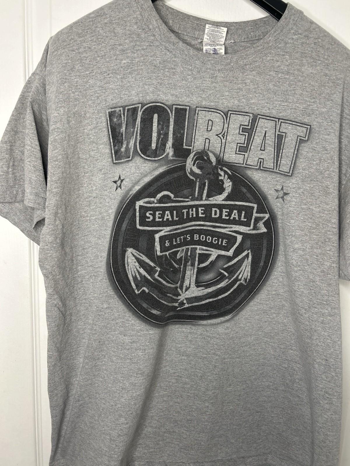 Volbeat band tee featuring “Seal The Deal & Let’s Boogie” anchor graphic Unisex T-Shirt L