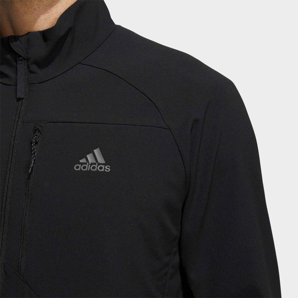 adidas Jackets Men's Black Stand Collar Moderate Other HE7377