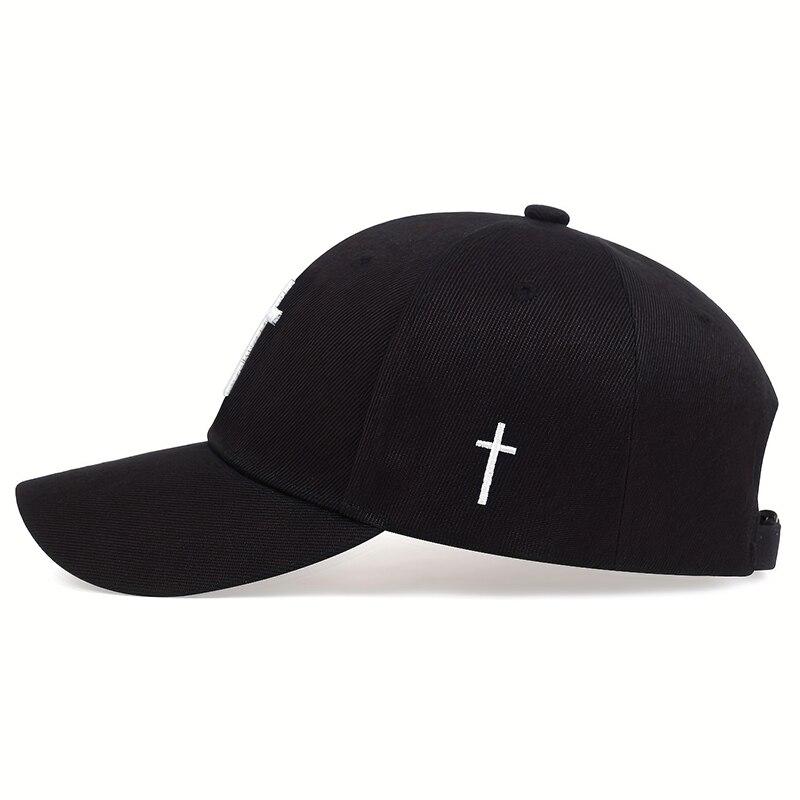 Casquettes Baseball Snapback Broderie Croisée Unisexe Printemps et Automne Extérieur Réglable Chapeaux Décontractés Chapeau Anti-UV