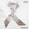 Seidentuch Schleife für Tasche Lang Vielseitig Streamer Gebundenes Haar Damenband Haarschmuck Stirnband