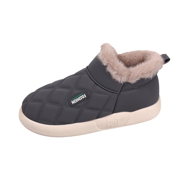 Processing Custom Cotton Shoes Women's Winter Velvet Bag Heel Wear Warm Thick-soled Waterproof and Non-slip Soft-soled Snow Boots