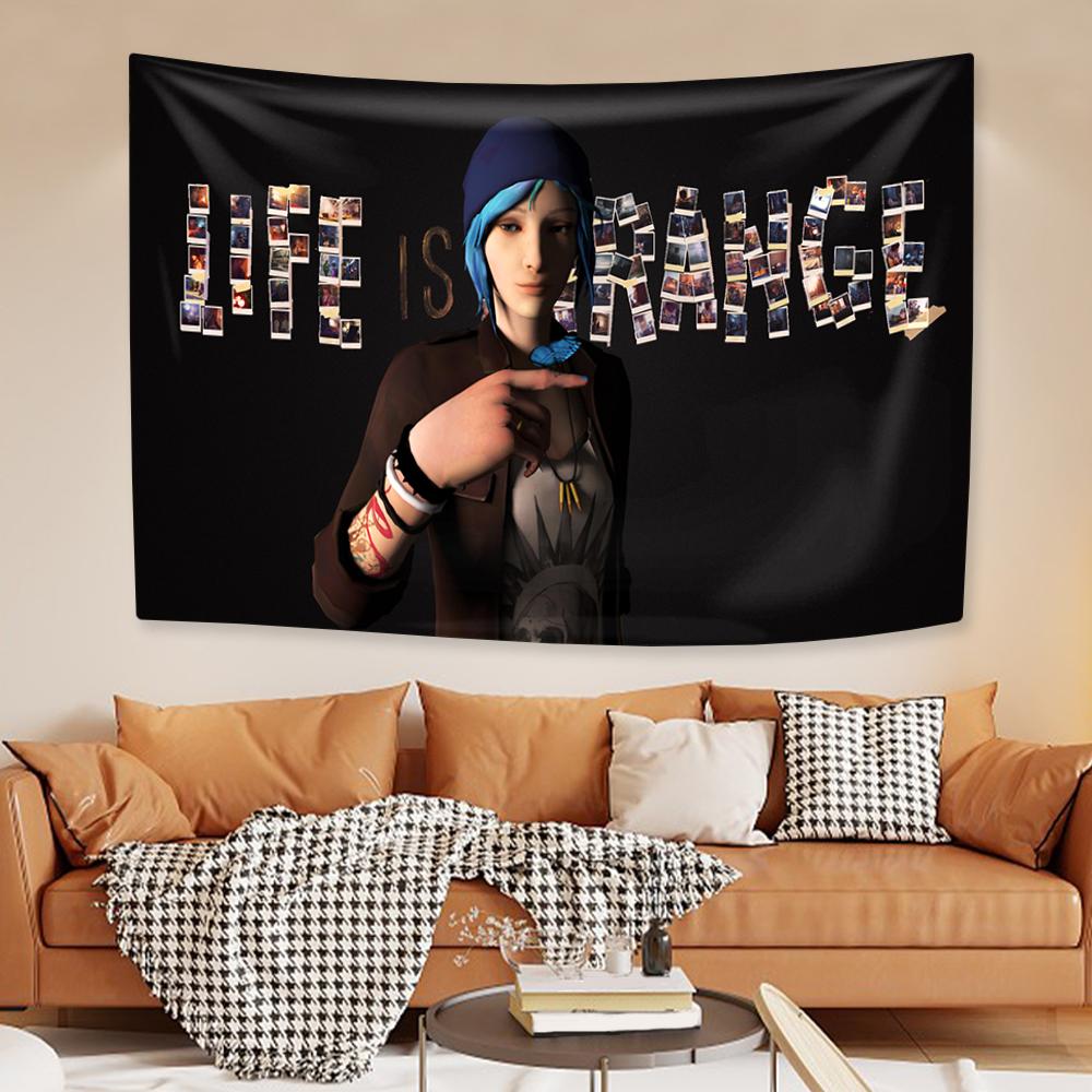 Life Is Strange Printed Tapestry Large Wall Hanging Covering Cloth Tarot Hippie Wall Rugs Dorm Bedroom Background Indoor Decor