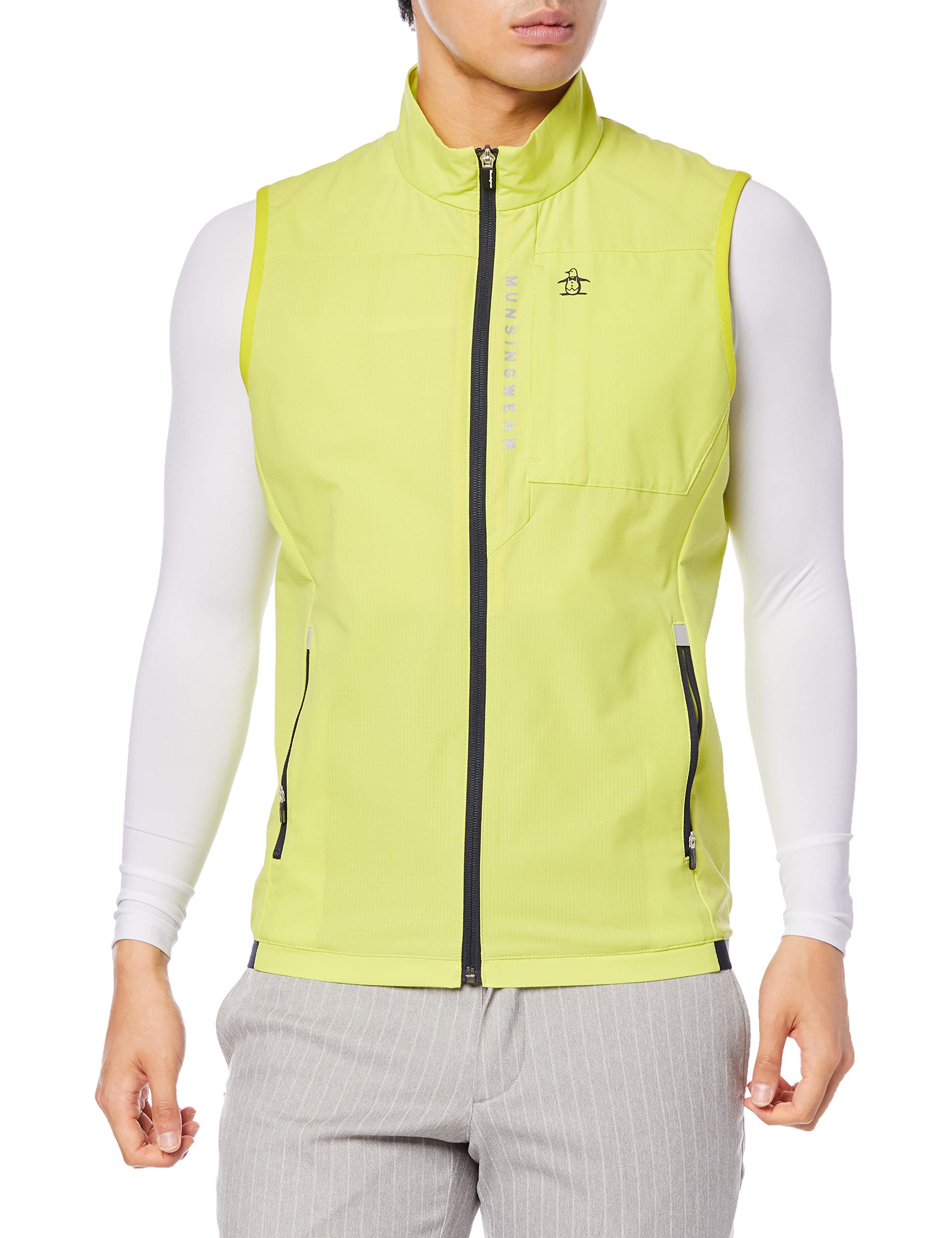 

Munsingwear Верхний жилет LM00 Размер M Размер Мужской MGMPJK51, (Лайм), (Япония М)