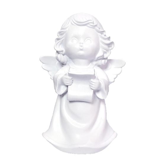 Malá soška anděla Pryskyřičná figurka cherubína Modlící se andělská socha pro domácí kancelář Polička Stolní skříňka Dekorace
