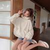 Spring Autumn Hooded Cropped Windbreaker Coat Women Design Casual Loose Jacket Top