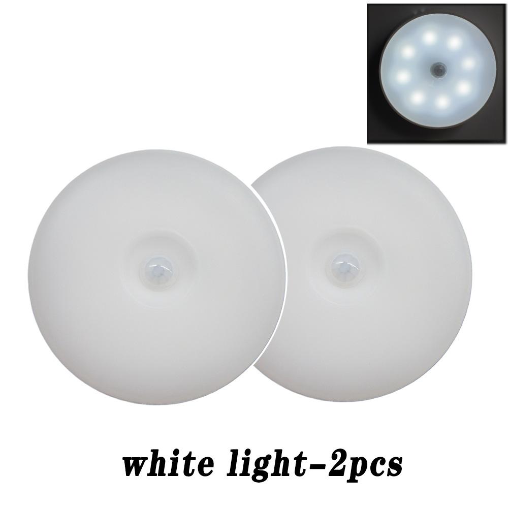 Night Light Motion Sensor Light USB LED Lamp With Switch Rechargeable Inductor Lights For Kitchen Stairs Hallway Closet Bedroom