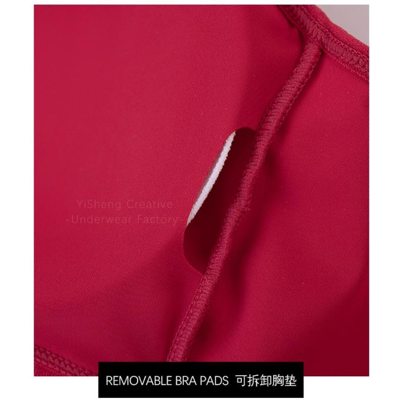 Breathable Halter Neck Sports Bra For Yoga Women No Underwire