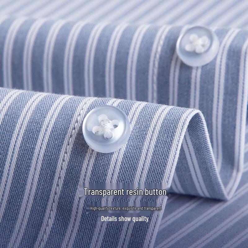 Shanshan Men's Striped Long-Sleeve Casual Shirt