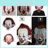 Scary Stephen King's It Mask For Halloween Men Joker Costume Cosplay