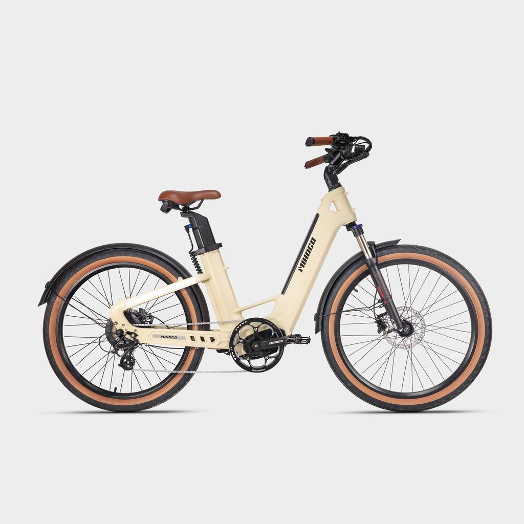 MIHOGO AIR 48V 19.2ah Carbon Fiber Long-Range Electric Bicycle,26-inch,750W Motor,Maximum Assist Range Up To 190km.