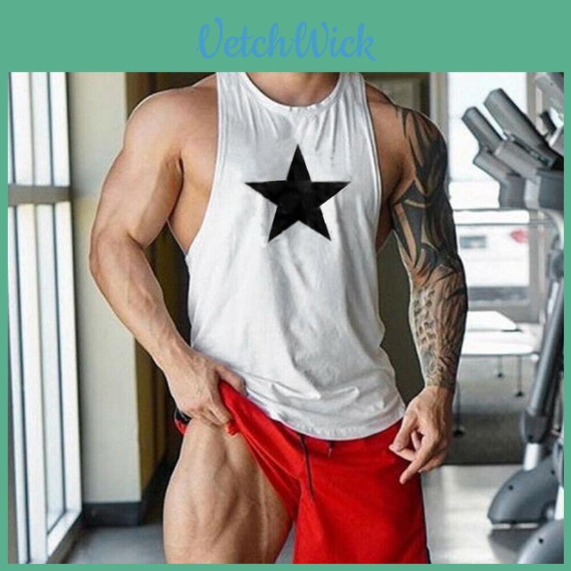 Stringer Bodybuilding Men Tank Top Gym Workout Tee Vest Sleeveless Muscle Shirt