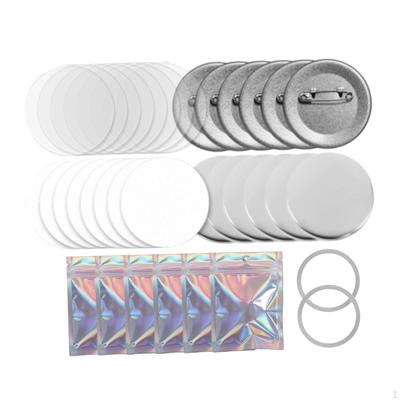 902 Sztuki Puste Materiały do Robienia Przypinek Puste DIY Pin Art 5,8 cm Części na Święta Szkoła