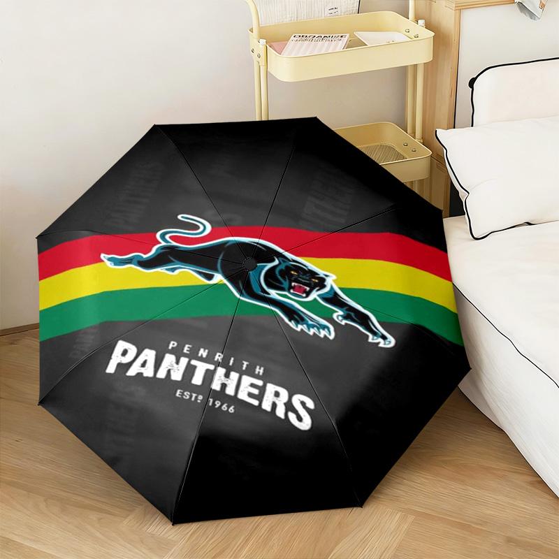 1PC Parramatta Eels Logo Automatic Umbrella - Suitable Travel Outdoor Portable Umbrella Birthday Gift Daily Essentials
