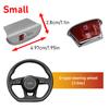 For Audi RS3 1Pc 3D Metal Car Steering Wheel Badge Logo Emblem Sticker For Audi A7 A3 A4 A6 A5 Q5 A1 Q7 Q3 Q4 TT SQ5 RSQ3 RS Q8 S3 S4 RS5 RS6