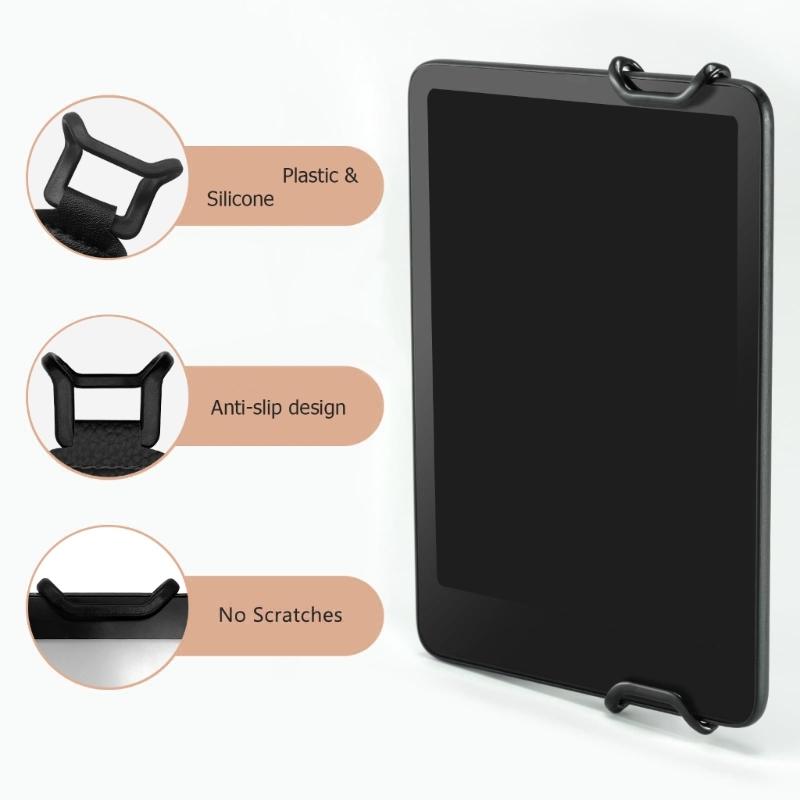 Ergonomic PU Hand Strap For 6-8inch Tablets Secure AntiSlip Finger Grip Holder Reading Accessory