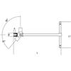 Clé en T articulée avec douille hexagonale 16 mm - BETA