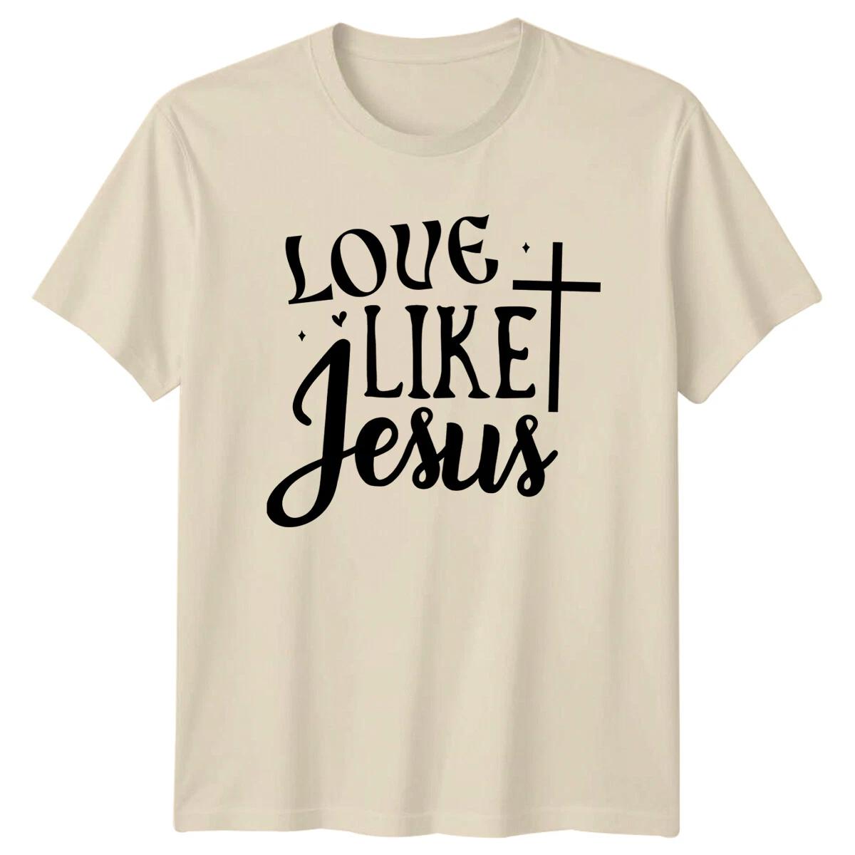 Love Like Jesus Christian Faith T-Shirt Religious Graphic Tee XL