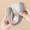Genuine Leather Women's Flats 2 In 1 Casual Shoes Ladies Elastic Walking Shoes Slip-on Loafers Round Toe Slippers Waterproof Working Shoes